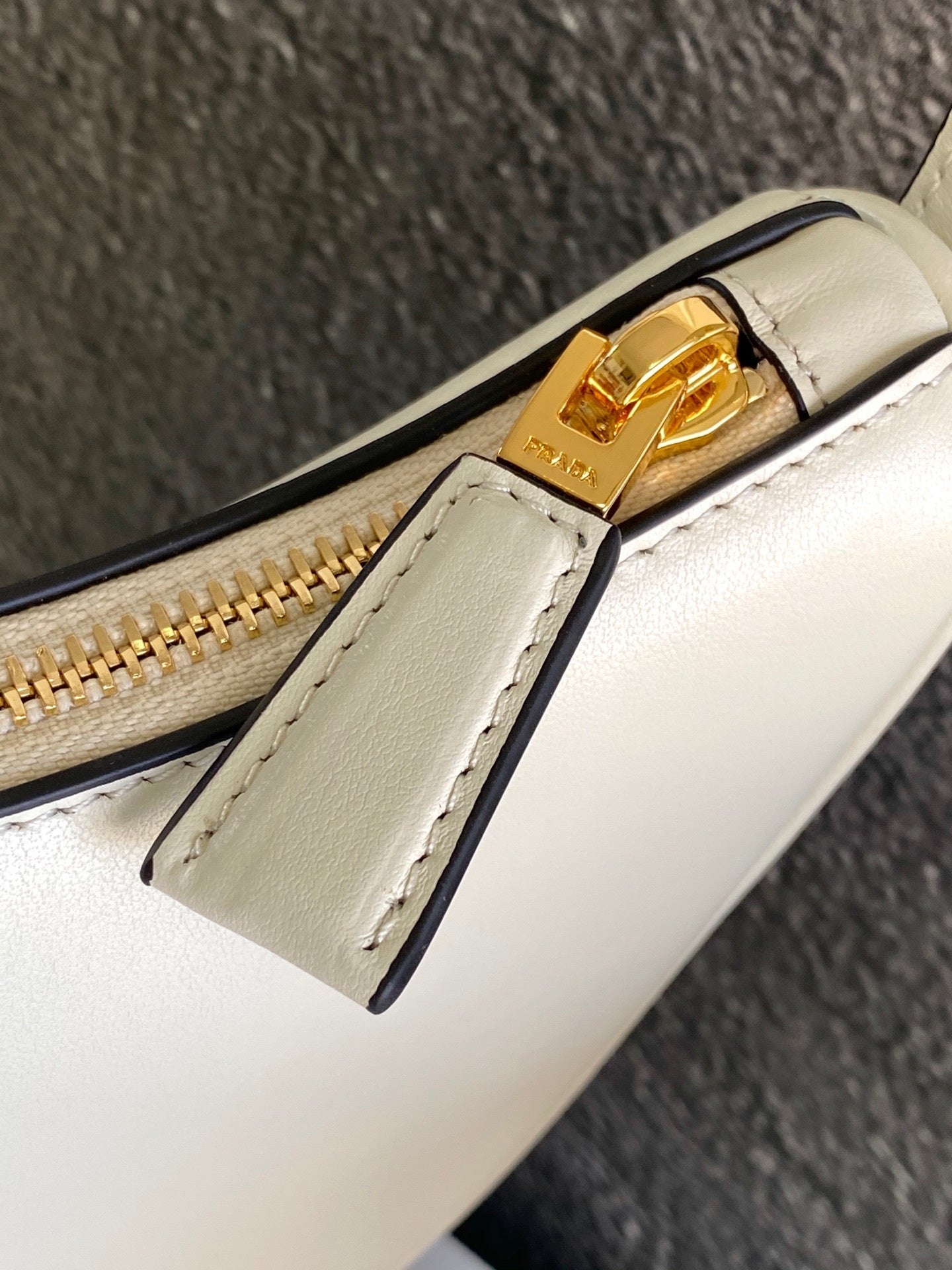 Prada Arqué small leather shoulder bag