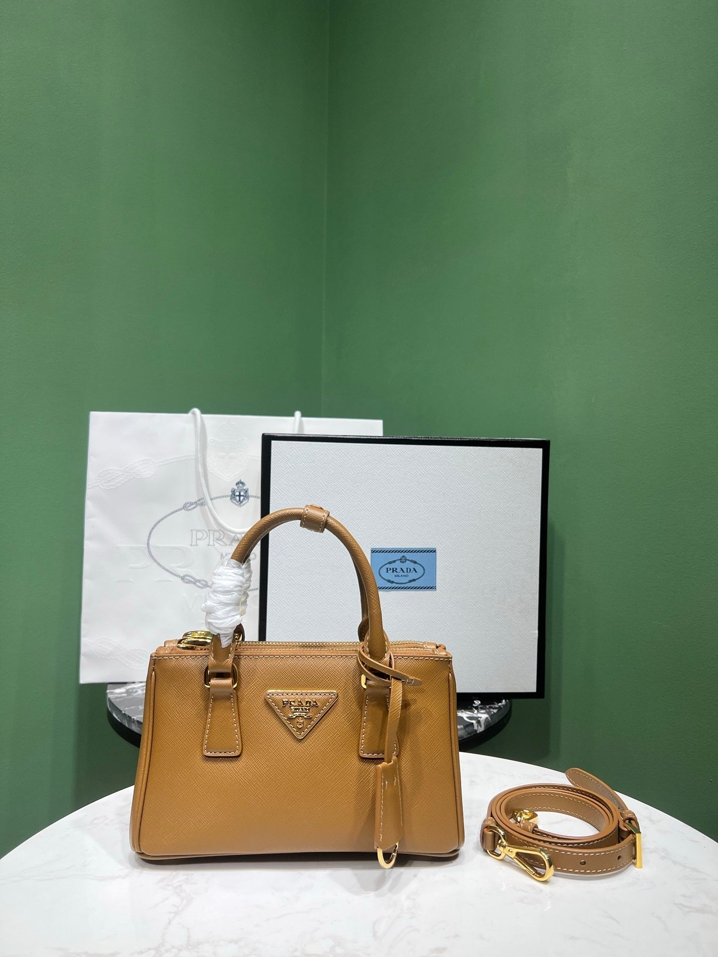 Prada Galleria mini Saffiano leather bag