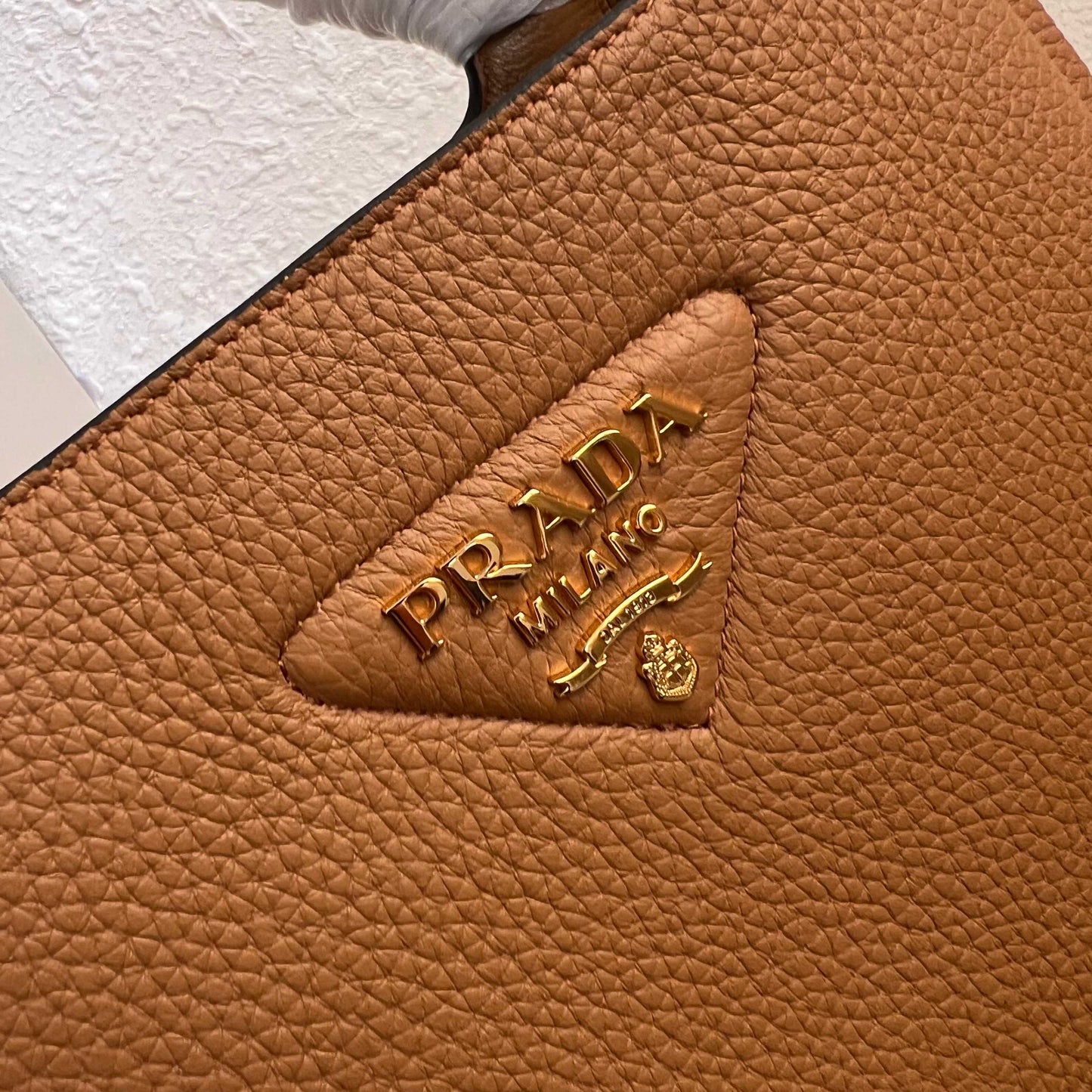 Prada small leather tote bag