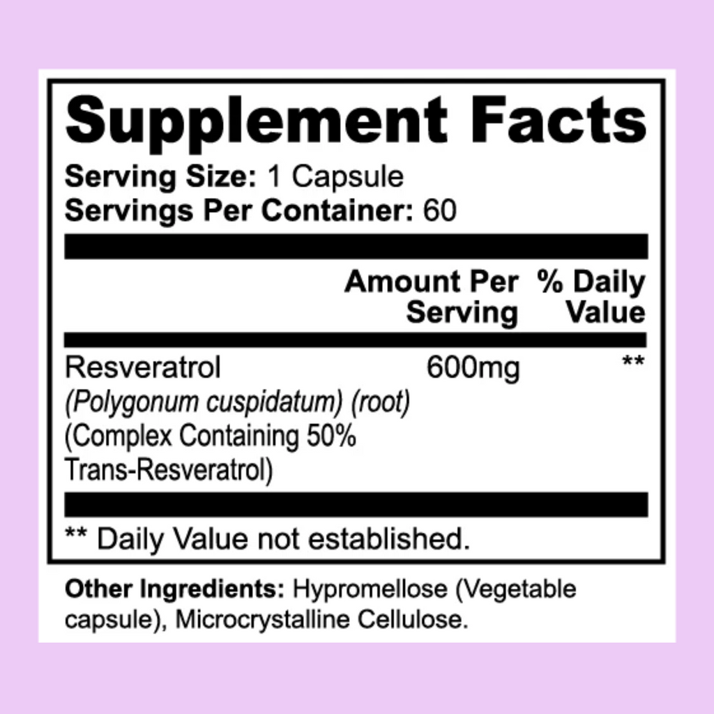 Resveratrol 50% 600mg