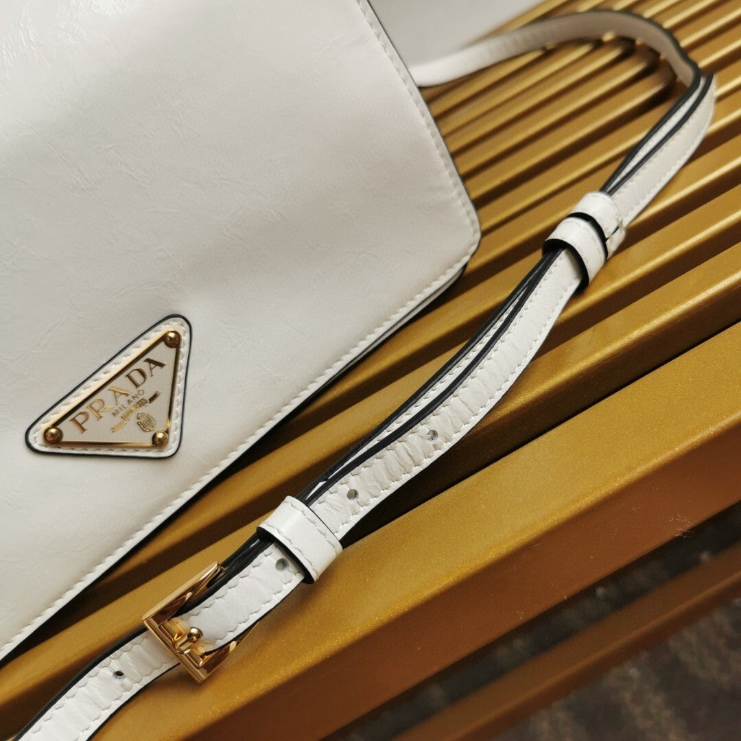 Prada leather shoulder bag