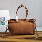 Prada Bonnie large suede handbag