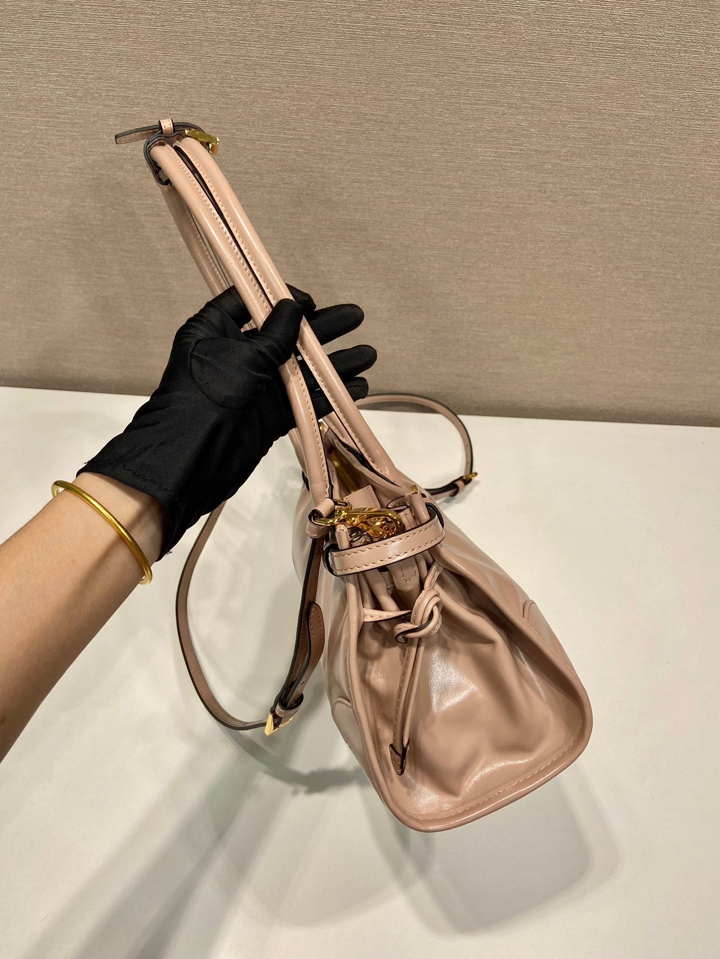 Prada Bonnie medium leather handbag