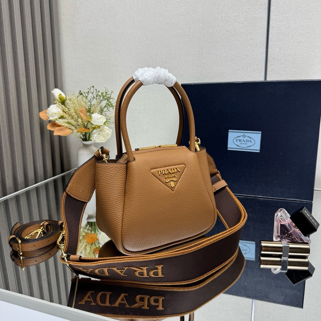 Prada mini leather handbag