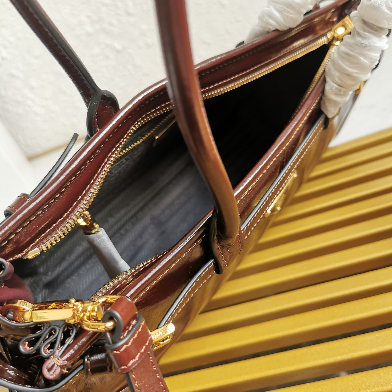 Prada Bonnie medium leather handbag