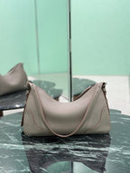 Prada Aimee large leather shoulder bag