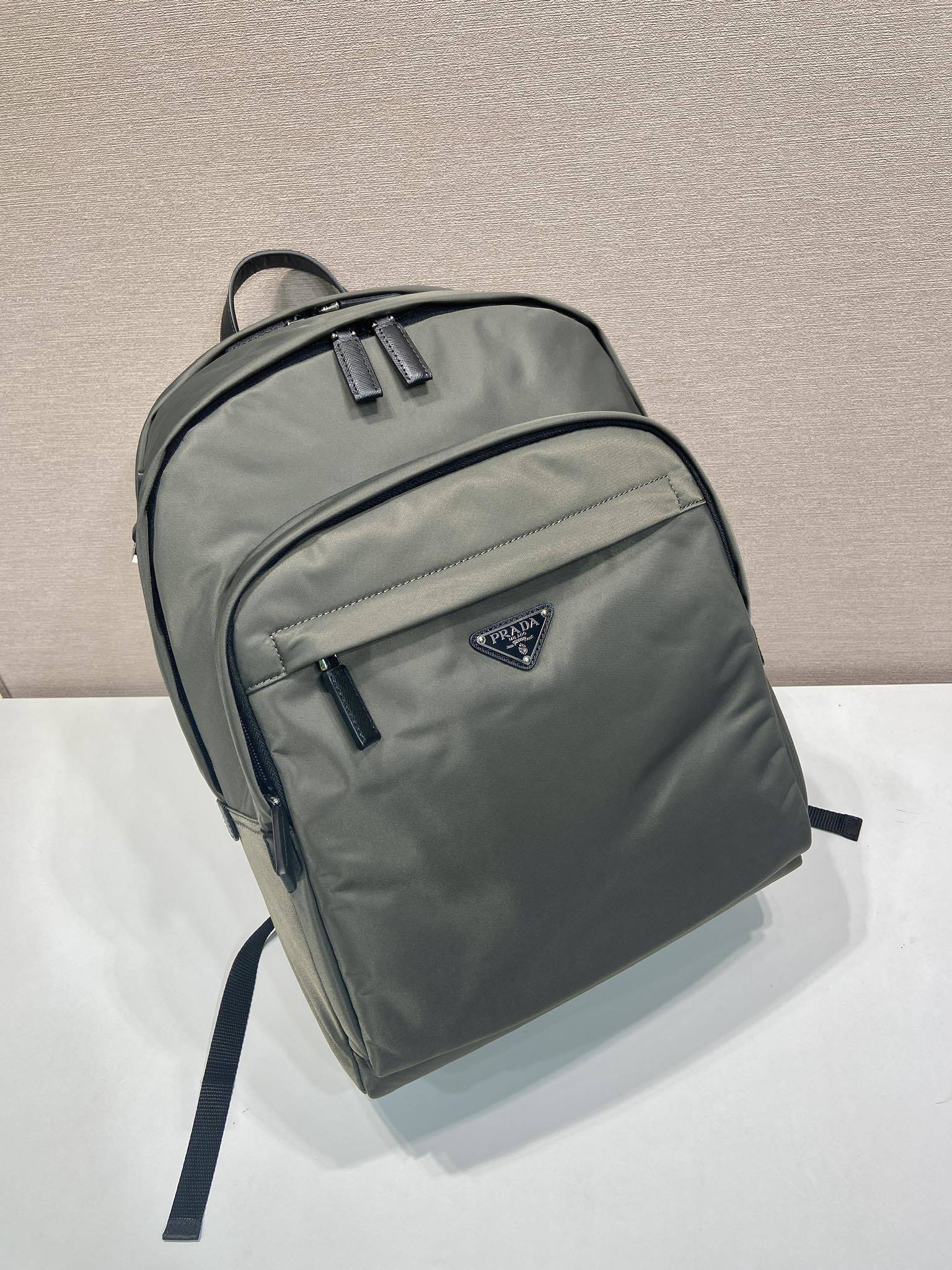 Prada Re-Nylon and Saffiano leather backpack