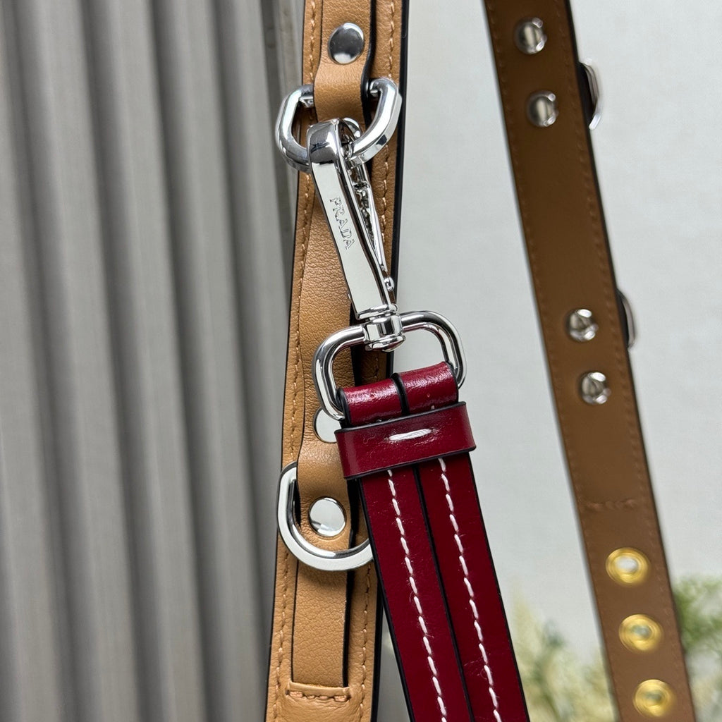 Prada Soft Sound small leather shoulder bag with charms