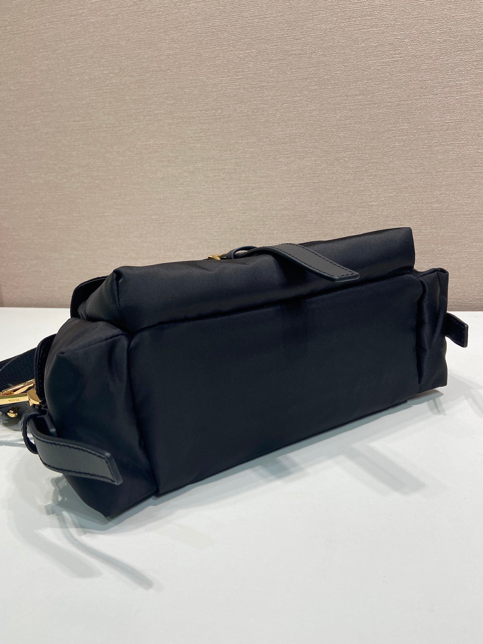 Prada Explore medium Re-Nylon shoulder bag with flap