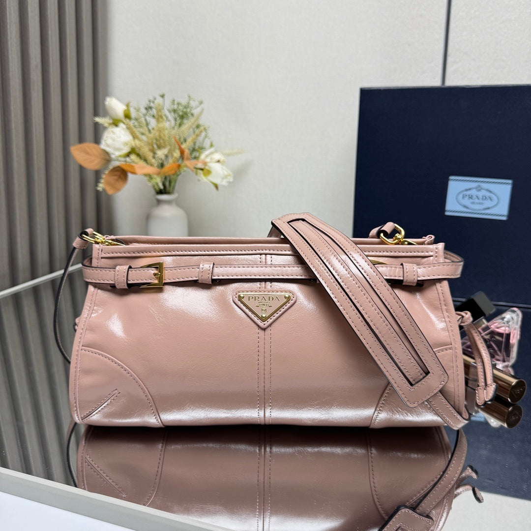 Prada Bonnie small leather shoulder bag