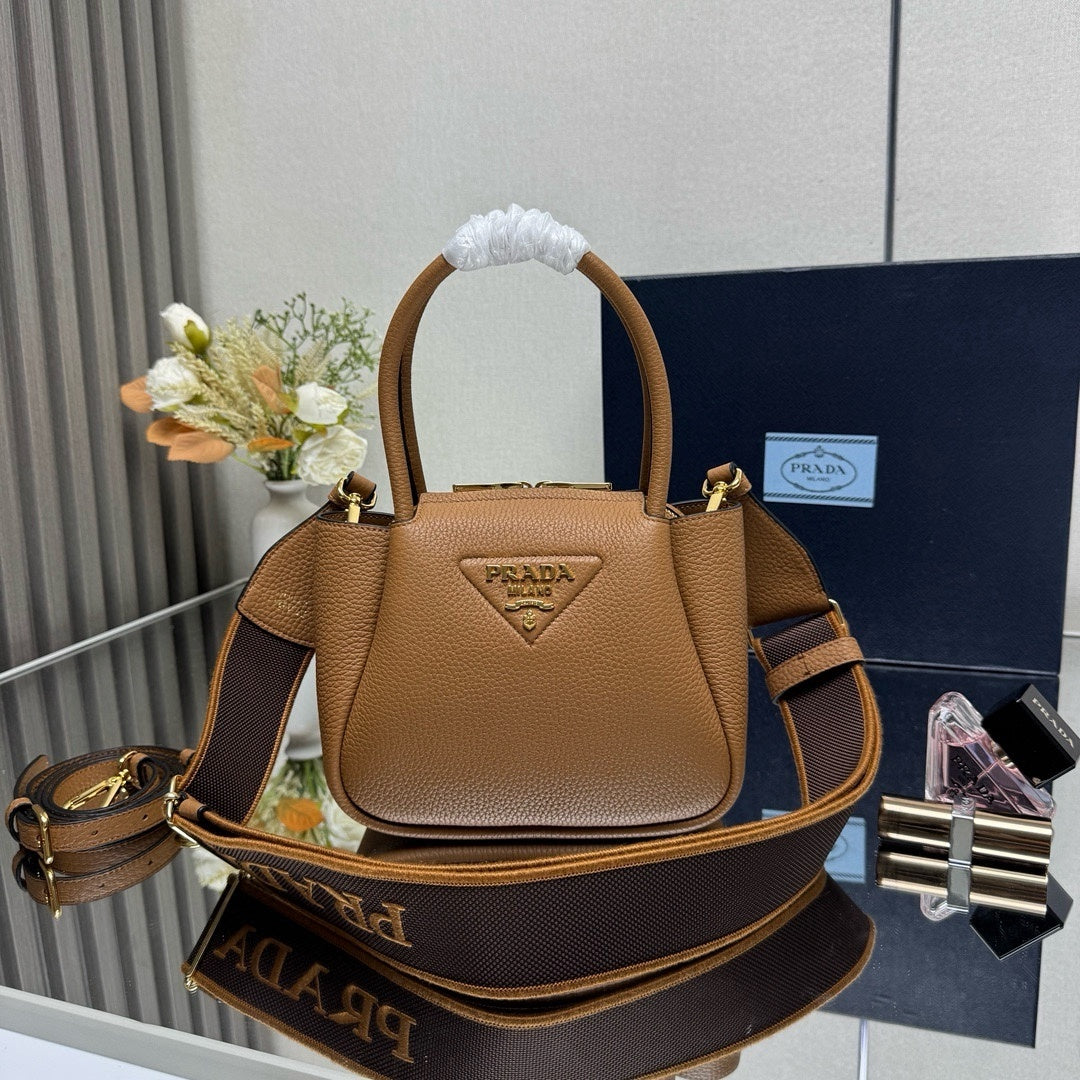 Prada mini leather handbag