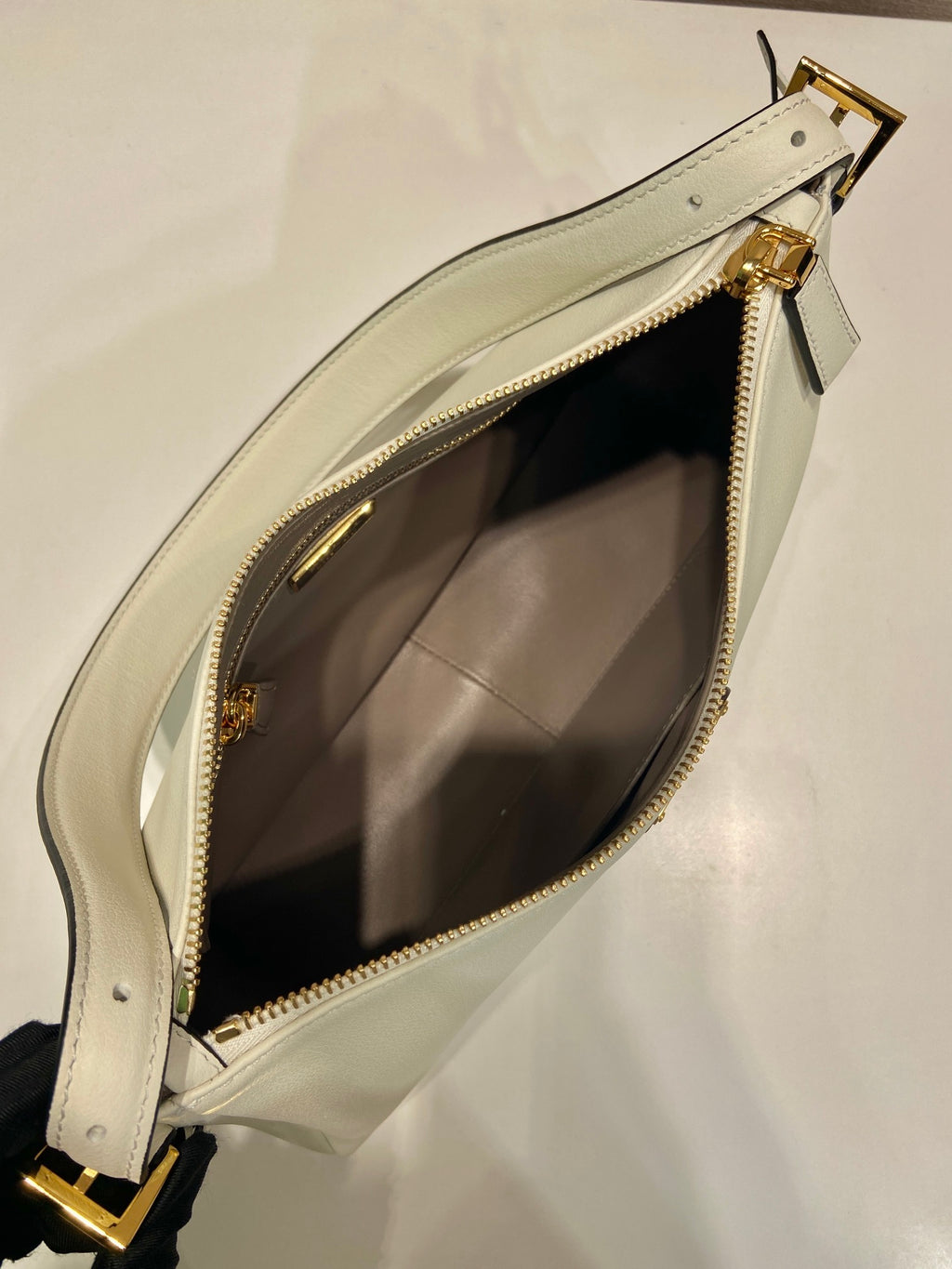 Prada Aimee medium leather shoulder bag