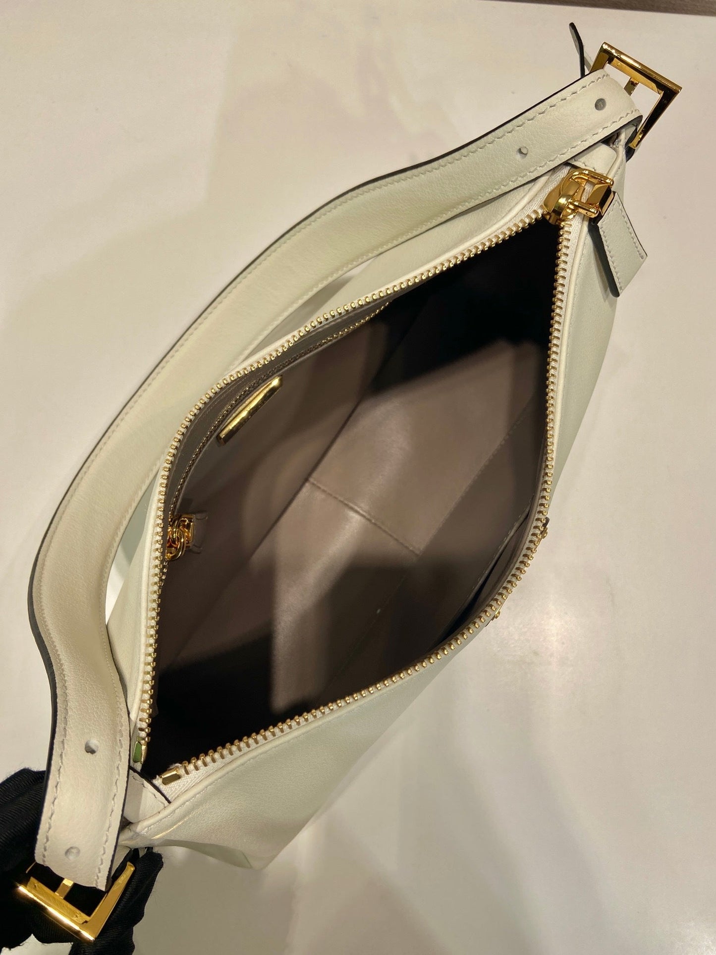 Prada Aimee medium leather shoulder bag