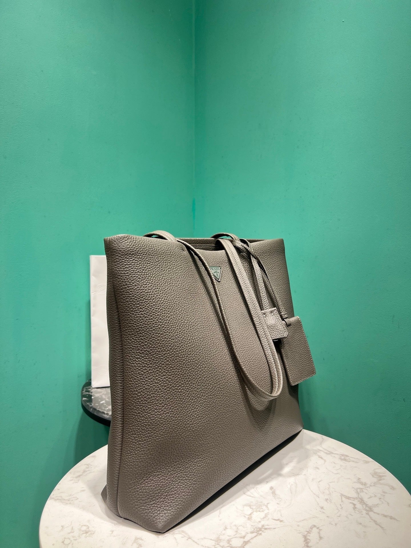Prada leather tote