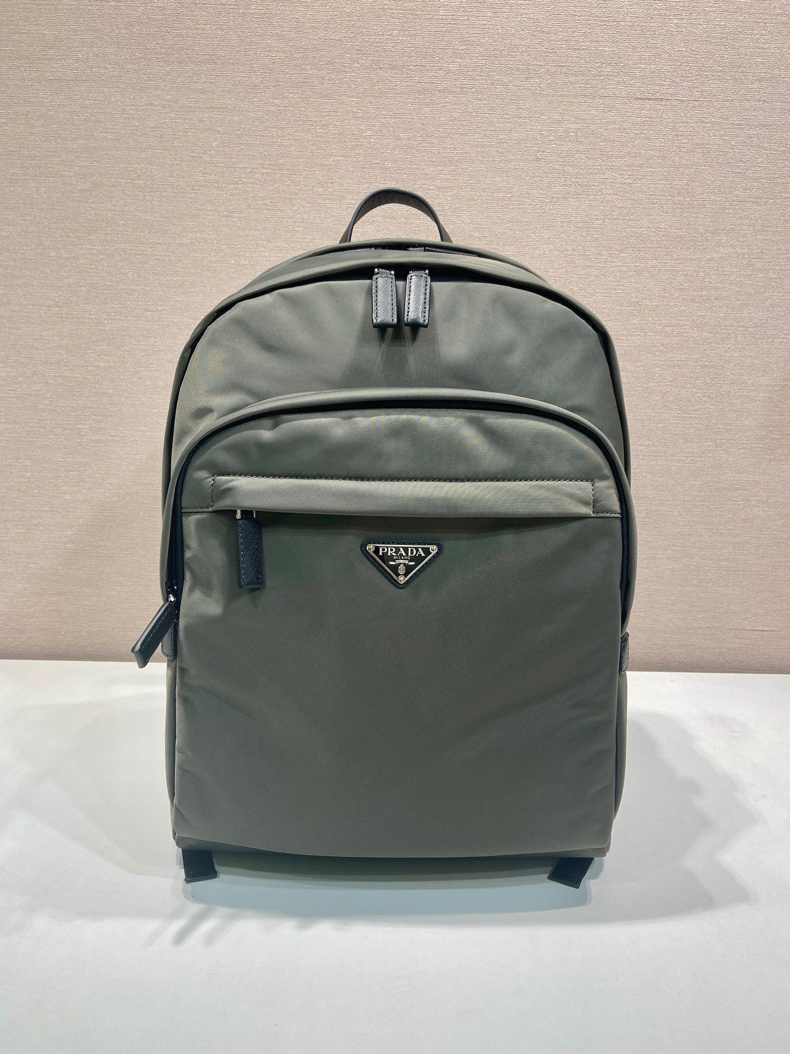 Prada Re-Nylon and Saffiano leather backpack
