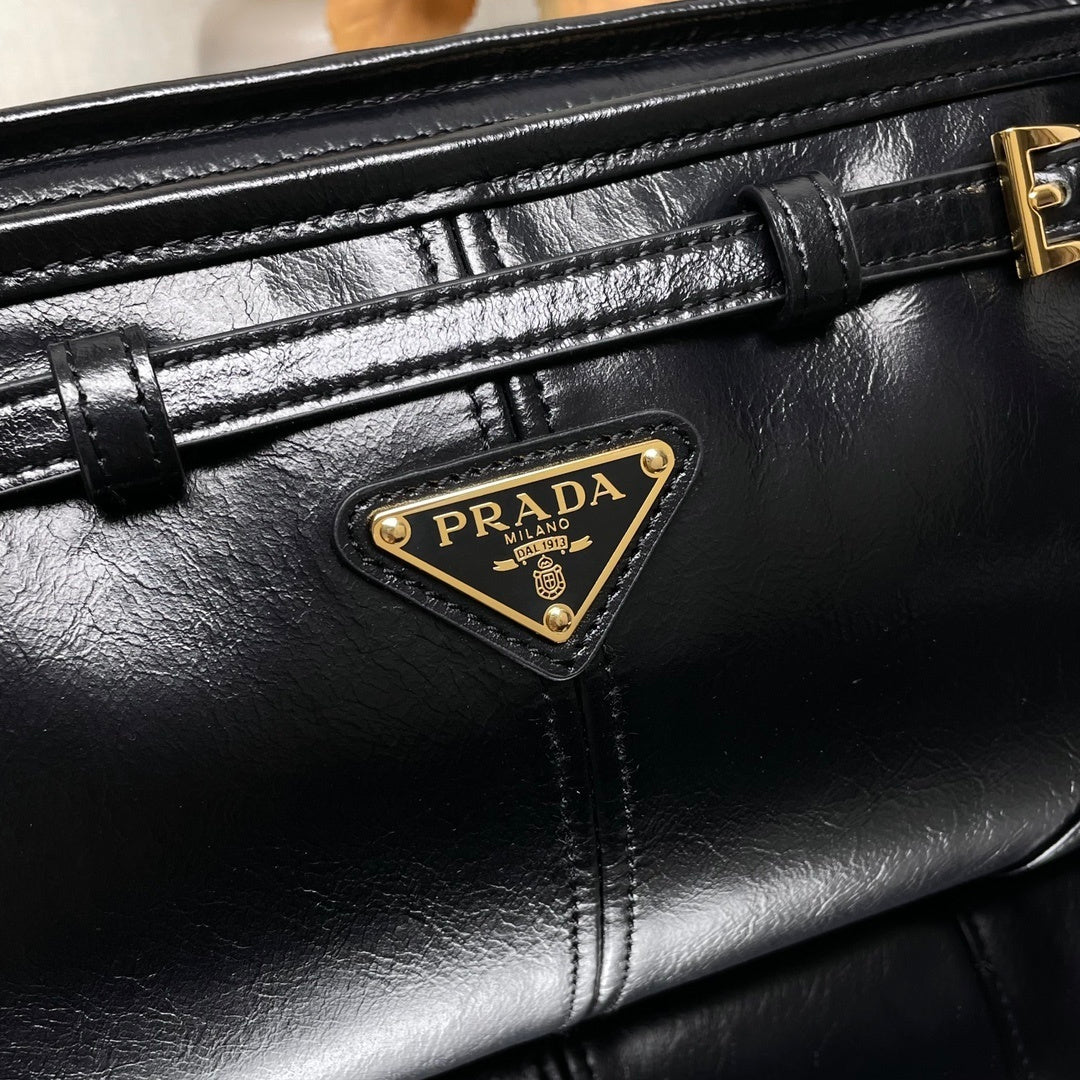 Prada Bonnie small leather shoulder bag