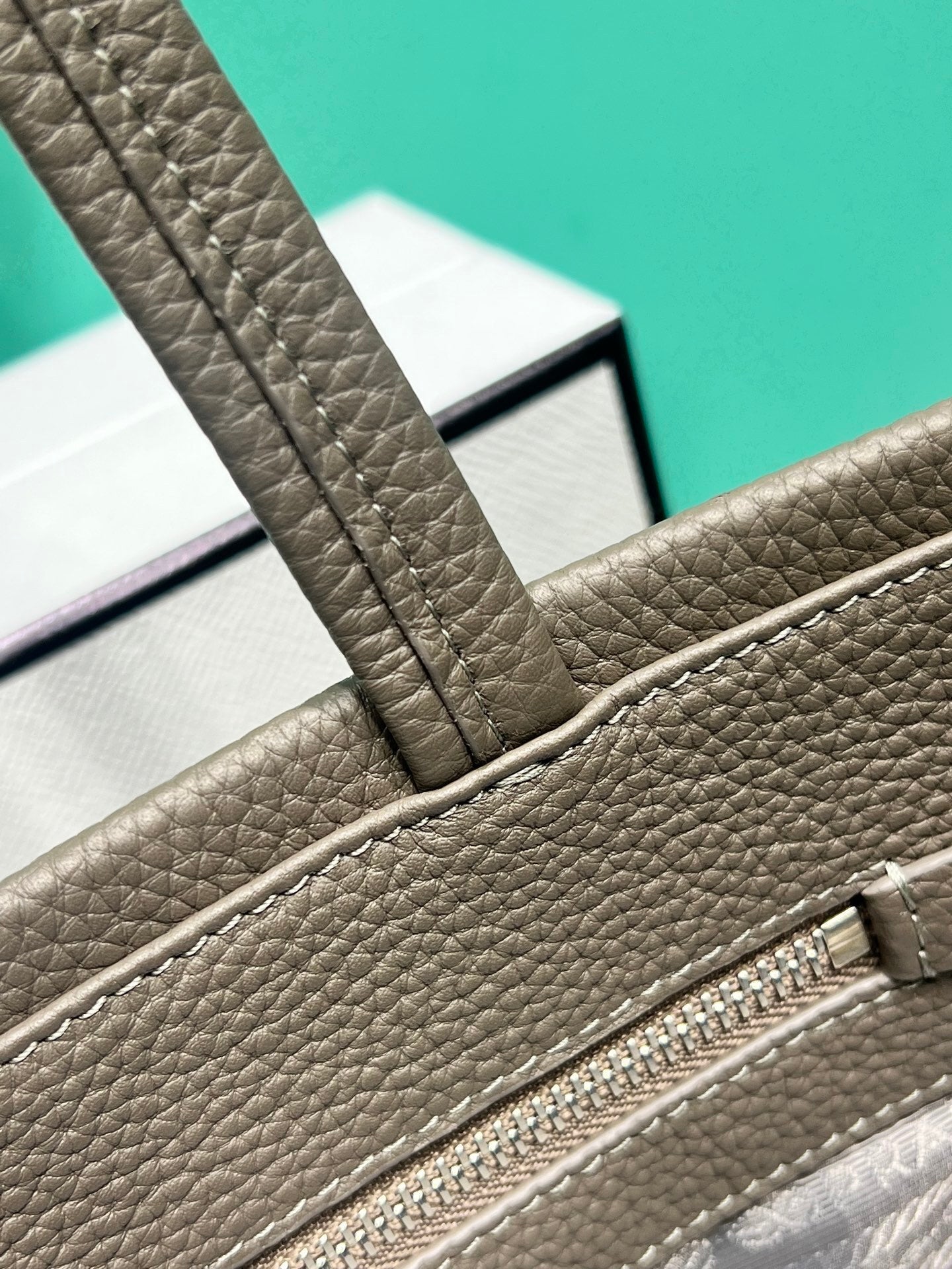 Prada leather tote