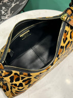 Prada Aimee medium printed leather shoulder bag