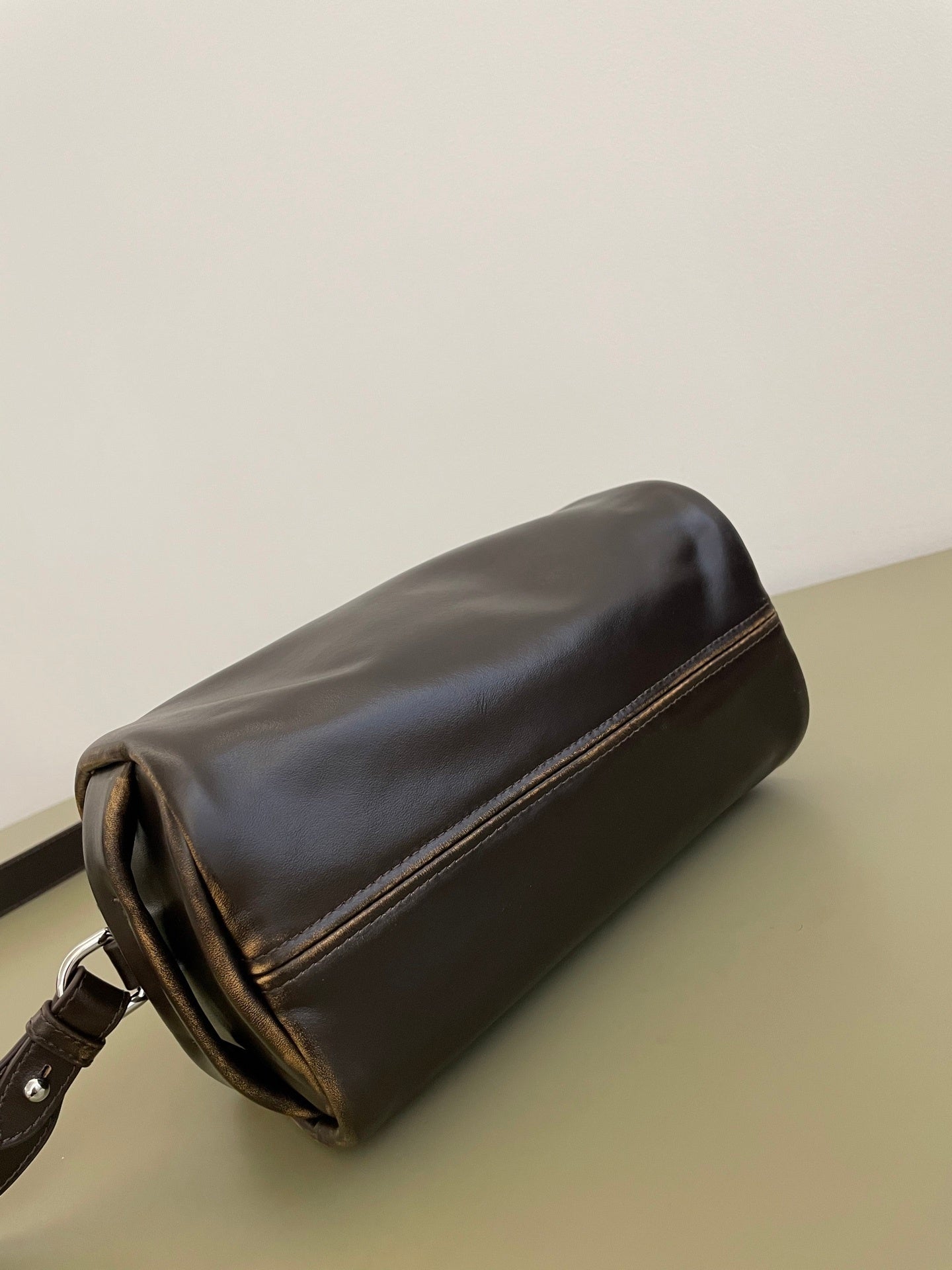 Prada nappa leather shoulder bag