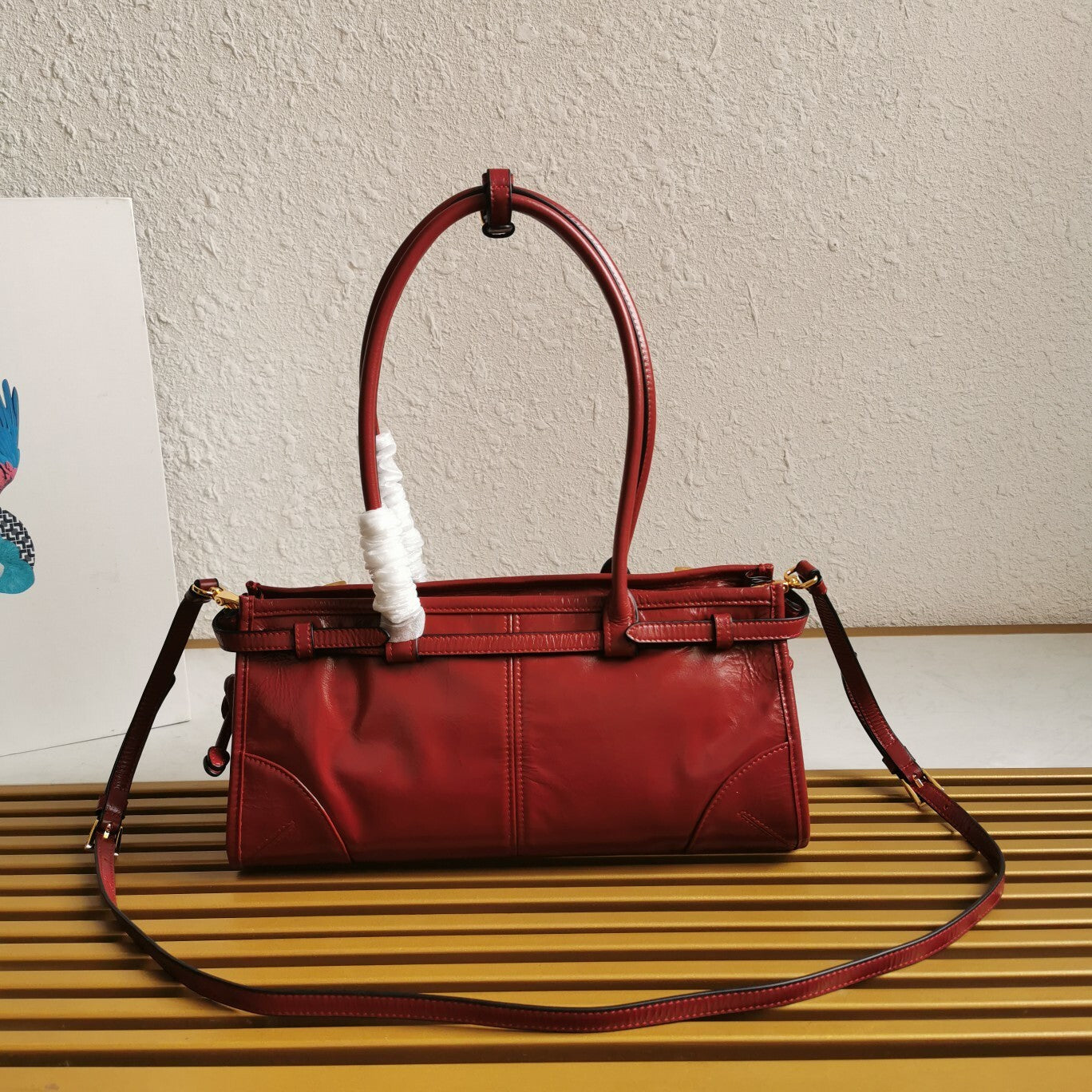 Prada Bonnie medium leather handbag