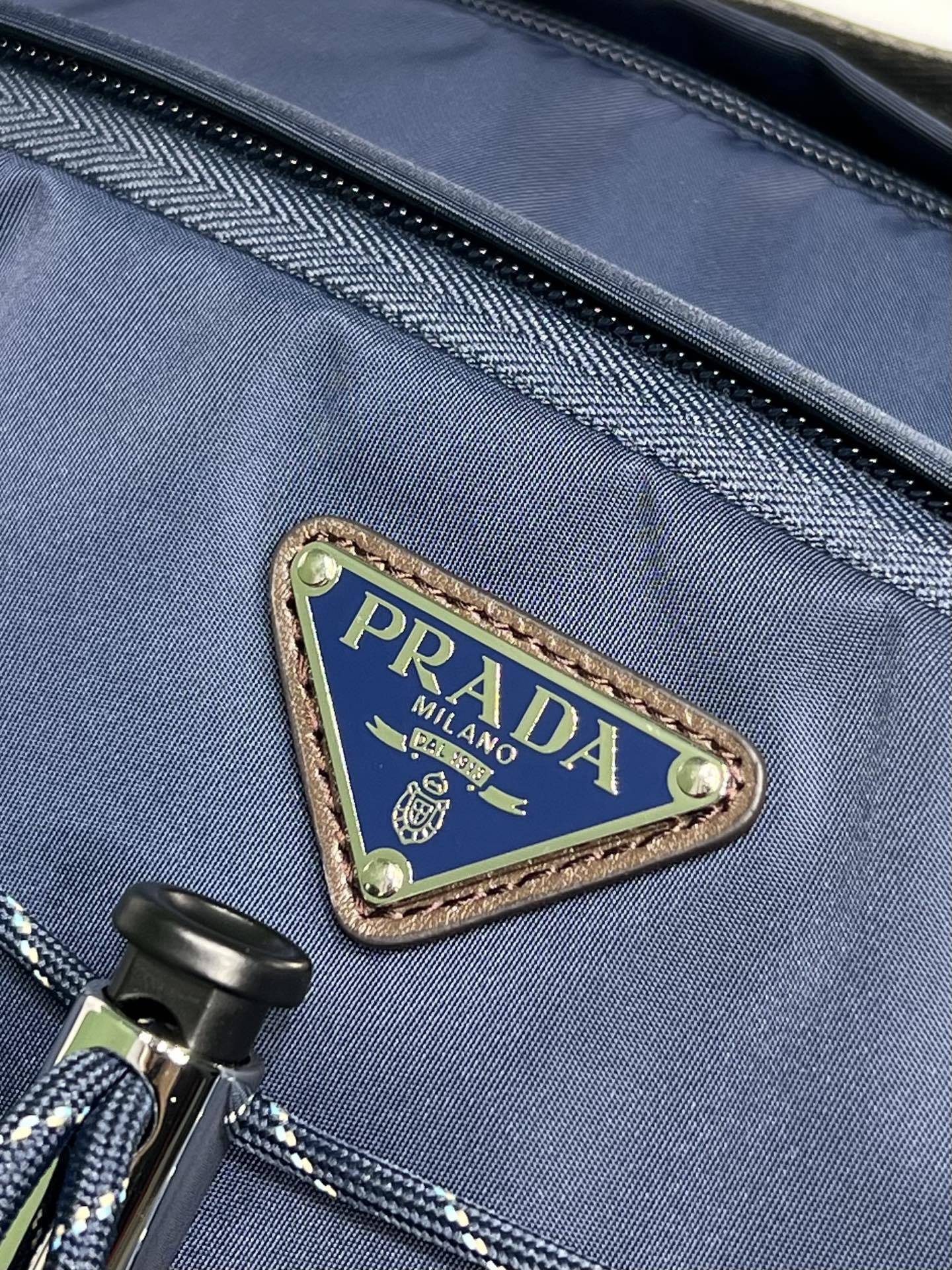 Prada Speedrock Re-Nylon and leather shoulder bag