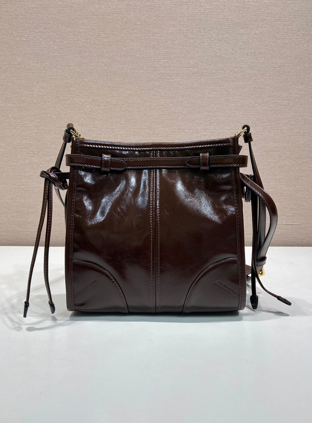 Prada Bonnie leather mini shoulder bag