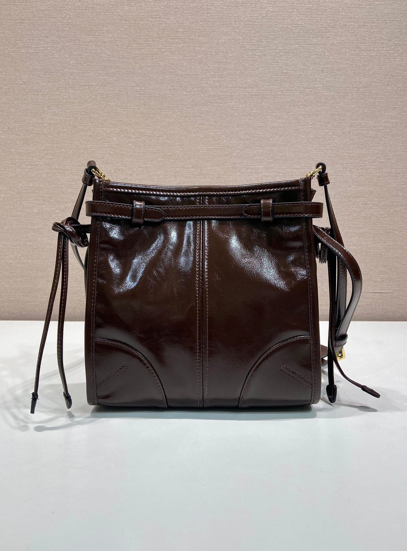 Prada Bonnie leather mini shoulder bag