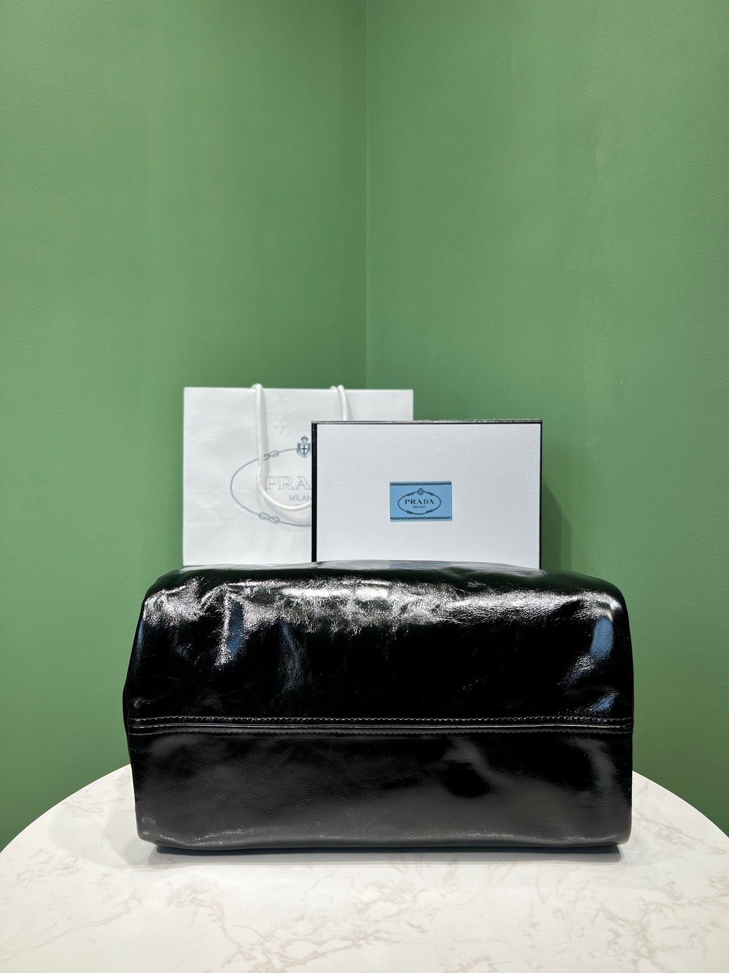 Prada leather shoulder bag