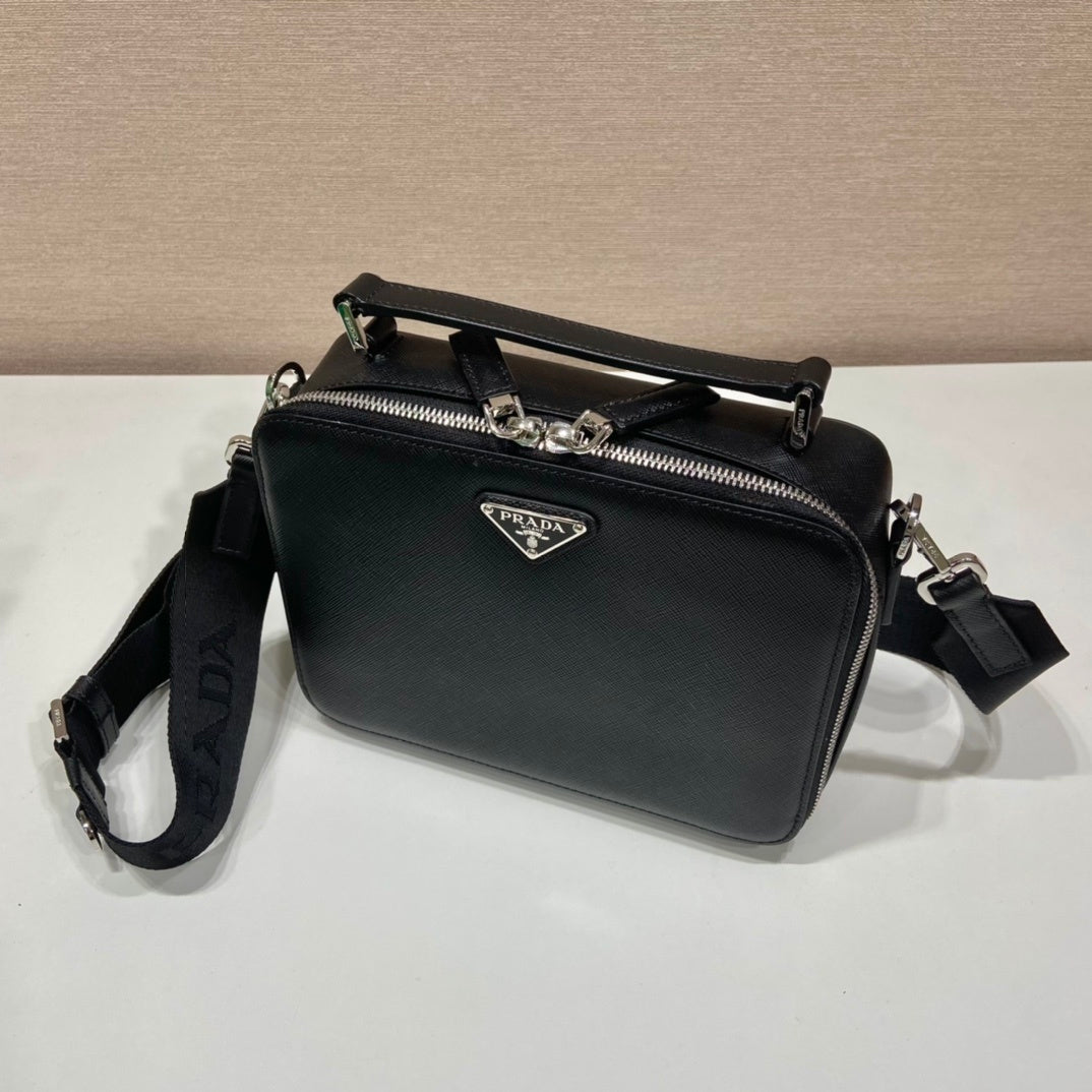 Prada Brique medium Saffiano leather bag