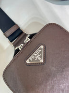 Prada Brique Saffiano leather bag