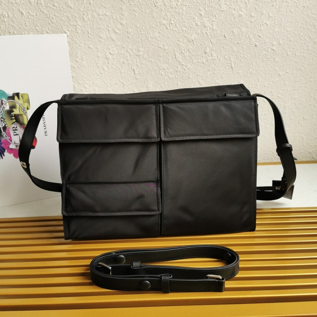 Prada Traveller large padded Re-Nylon shoulder bag