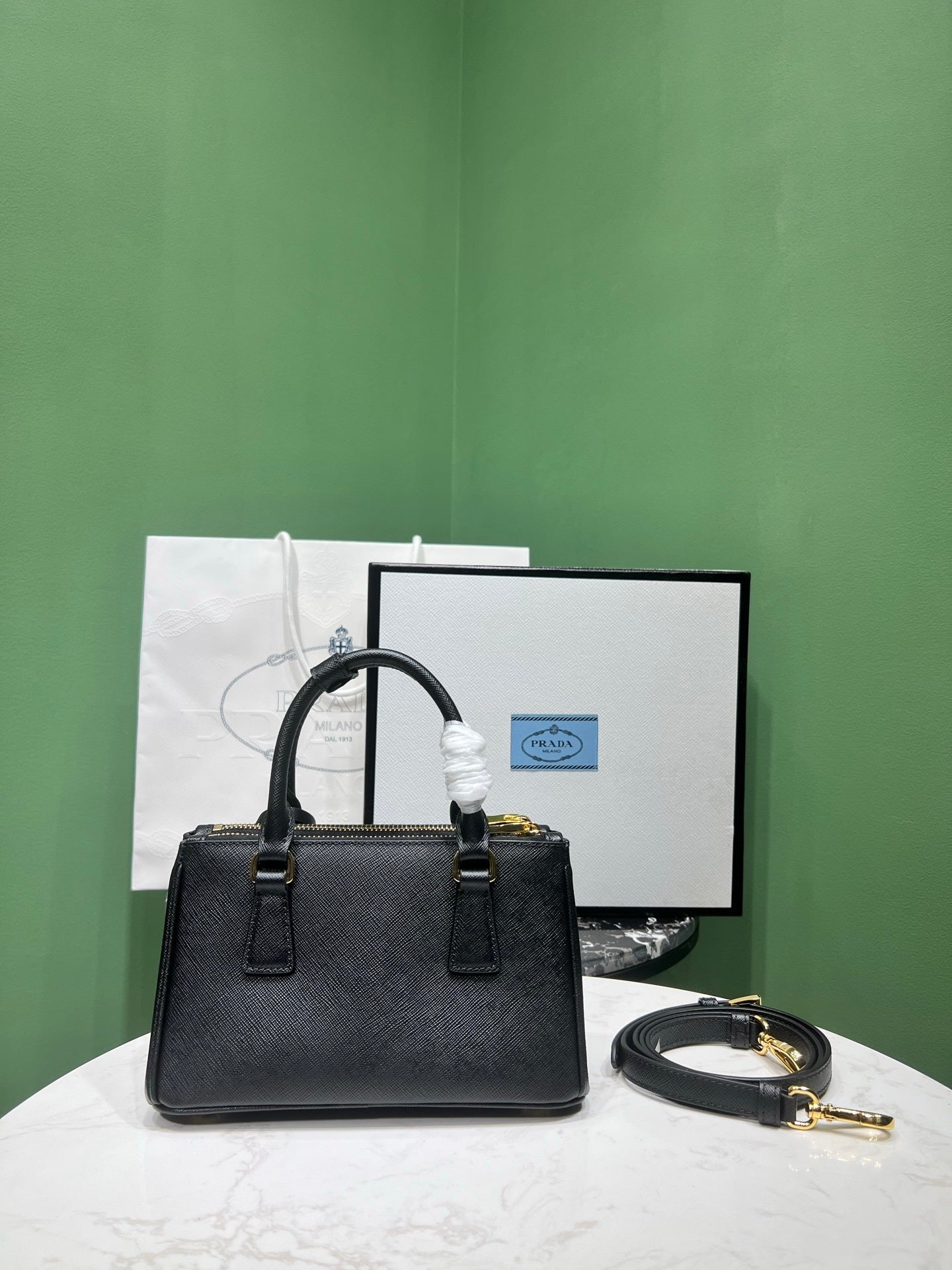 Prada Galleria mini Saffiano leather bag