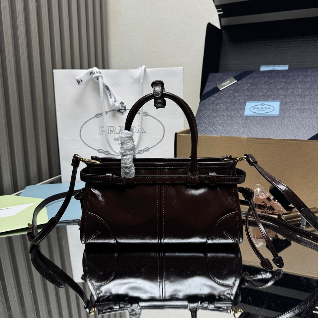 Prada Bonnie leather mini handbag