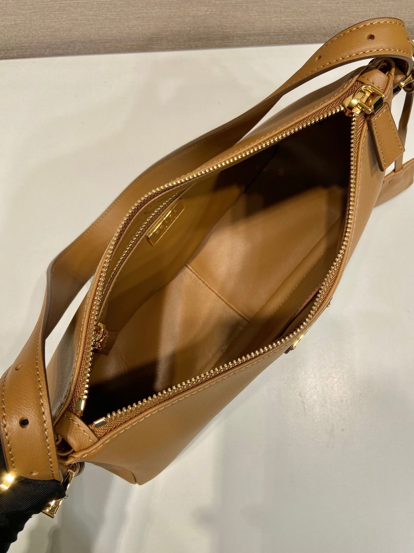 Prada Aimee medium leather shoulder bag