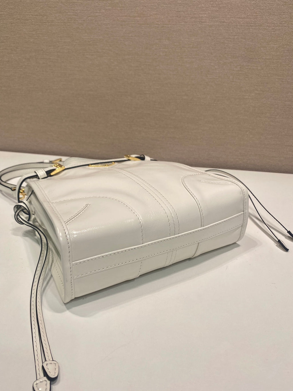 Prada Bonnie leather mini shoulder bag