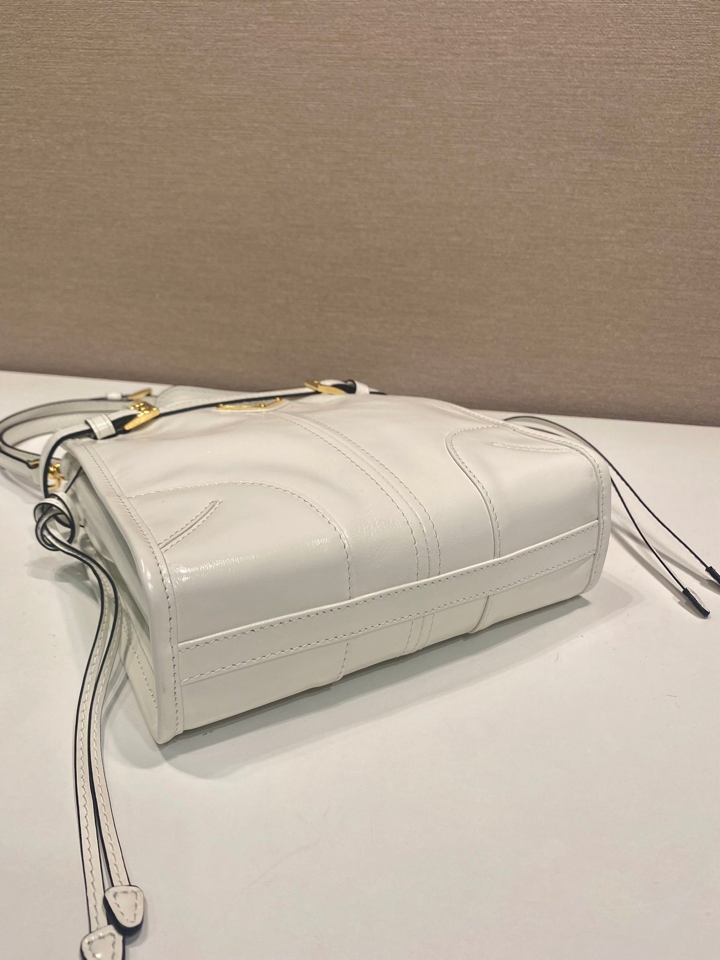 Prada Bonnie leather mini shoulder bag