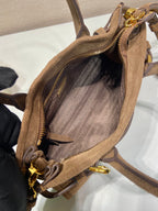 Prada Bonnie suede mini handbag
