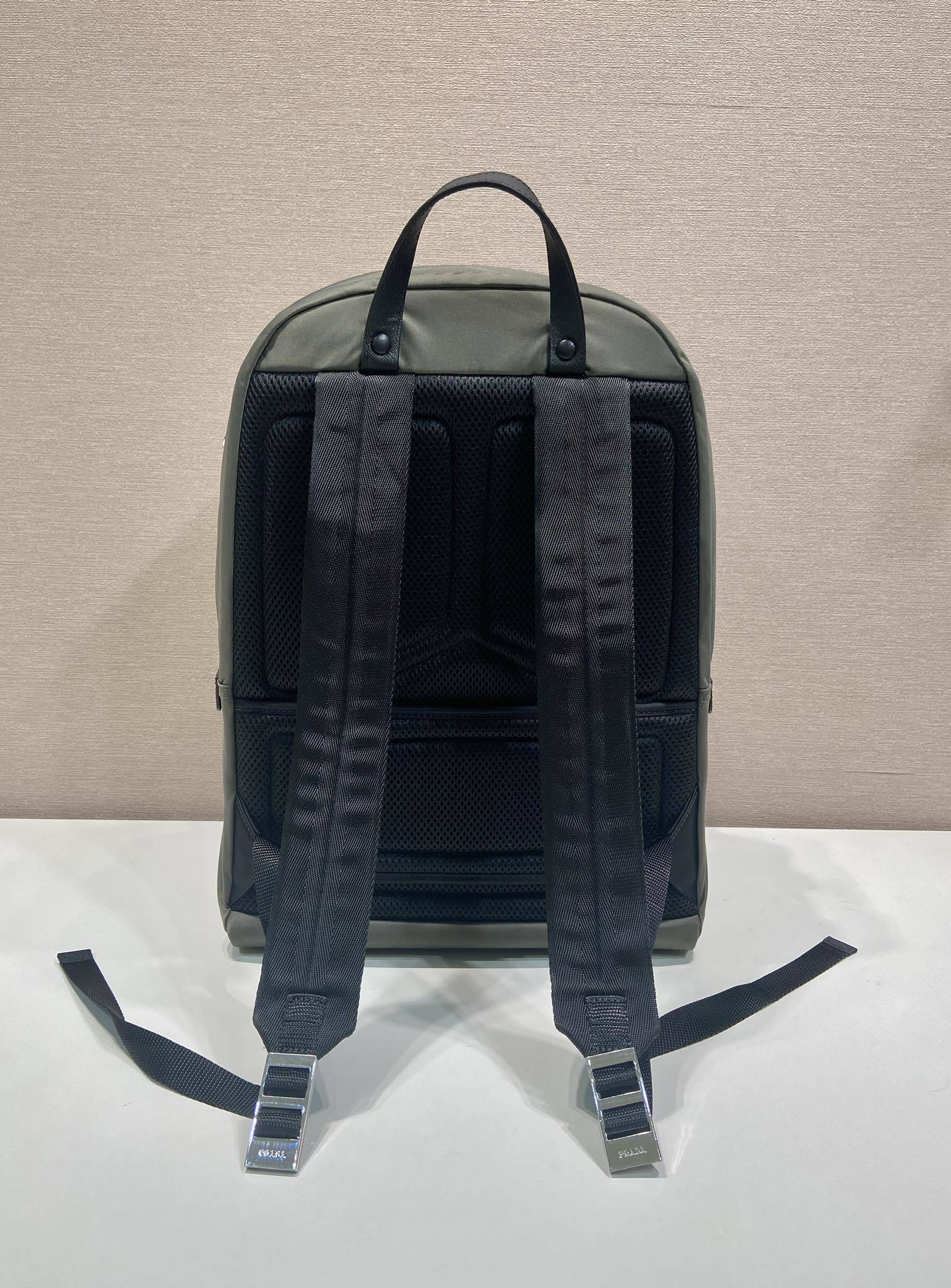 Prada Re-Nylon and Saffiano leather backpack