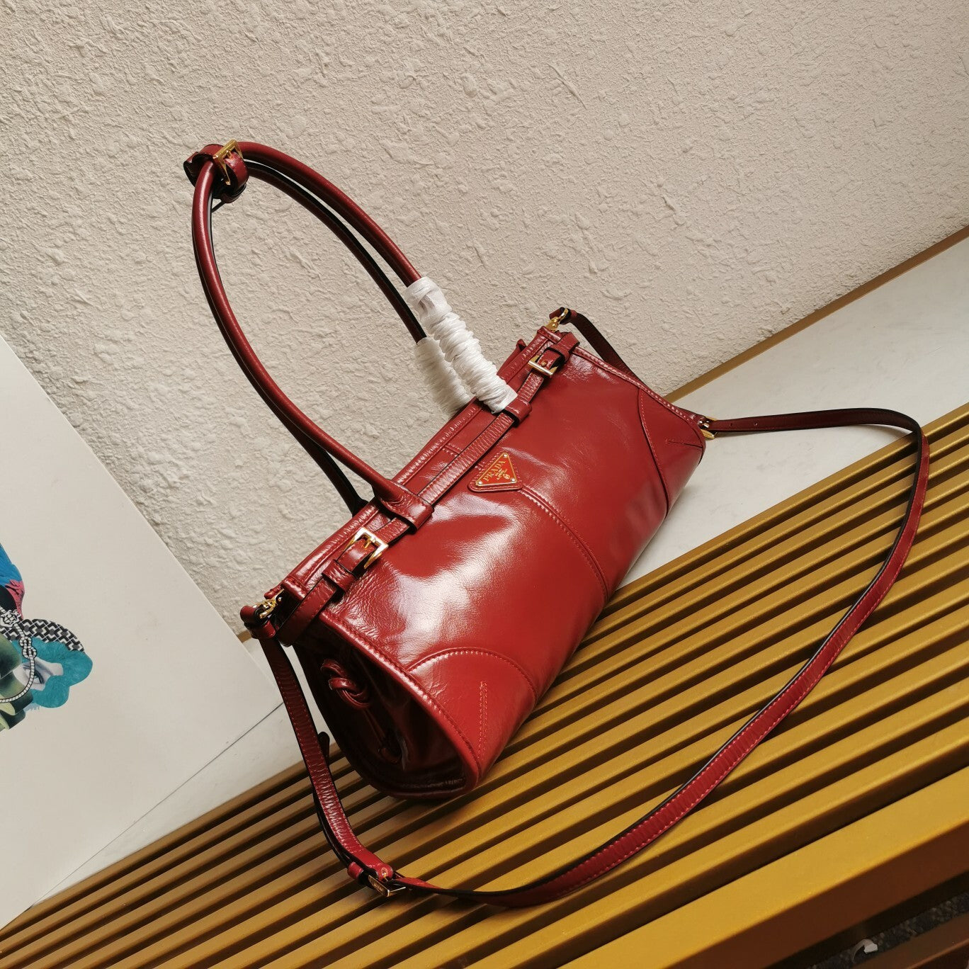 Prada Bonnie medium leather handbag