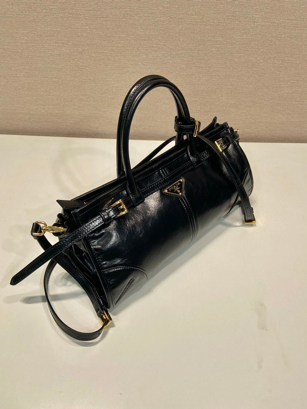 Prada Bonnie medium leather handbag