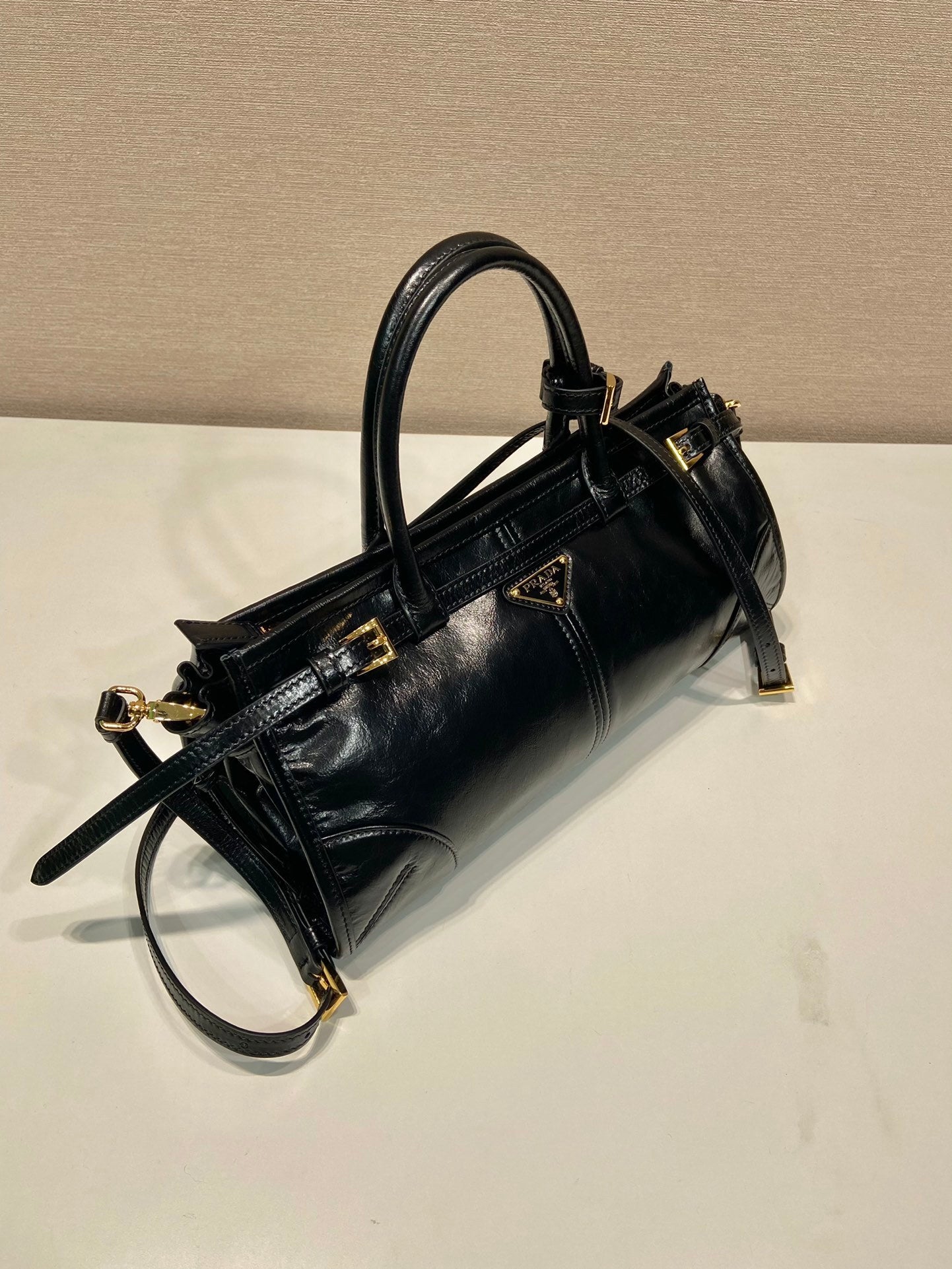Prada Bonnie medium leather handbag