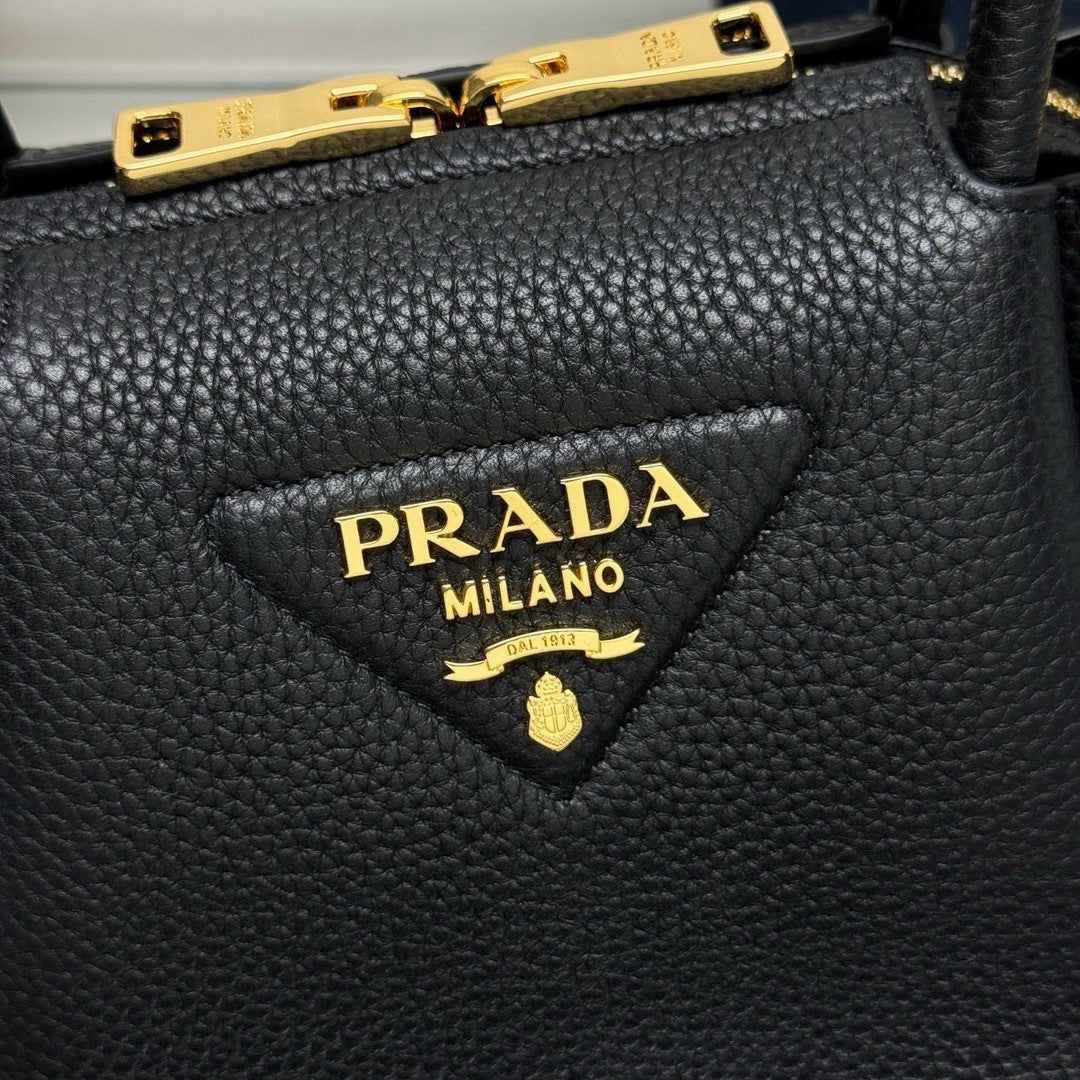 Prada mini leather handbag