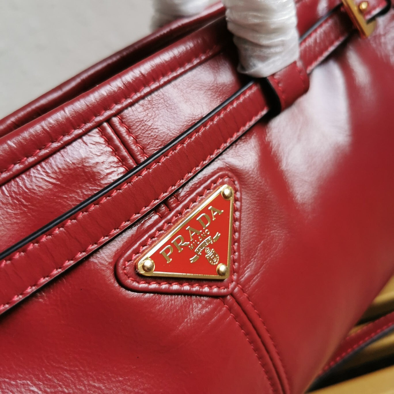 Prada Bonnie medium leather handbag