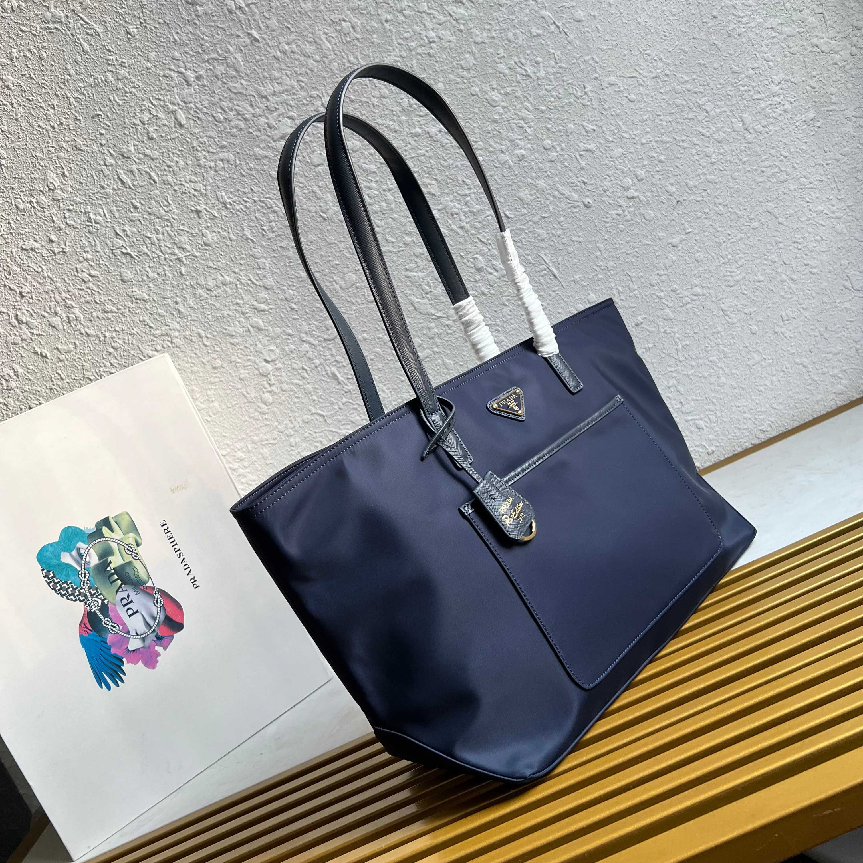 Prada Re-Edition 1978 medium Re-Nylon and Saffiano leather tote bag