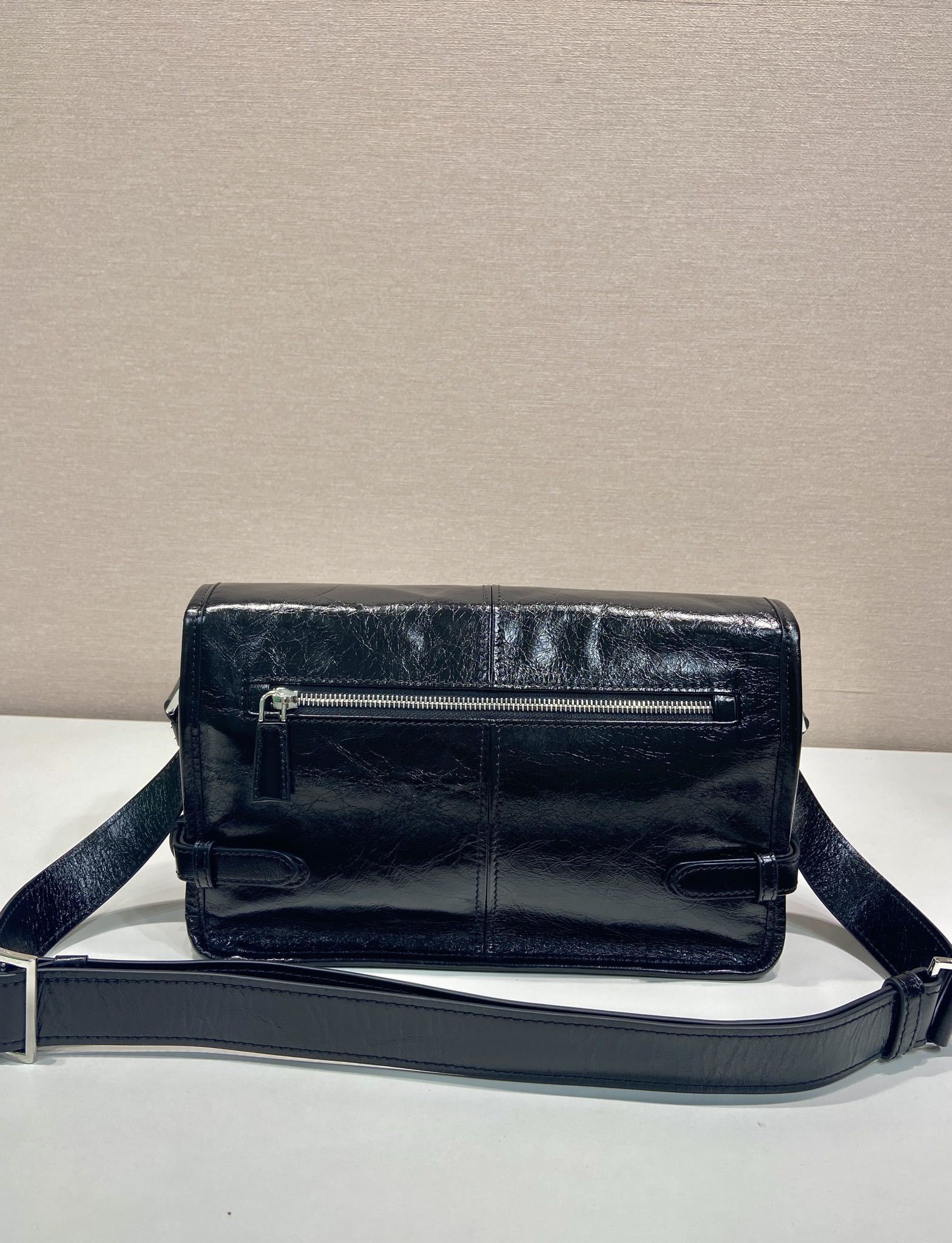 Prada leather shoulder bag