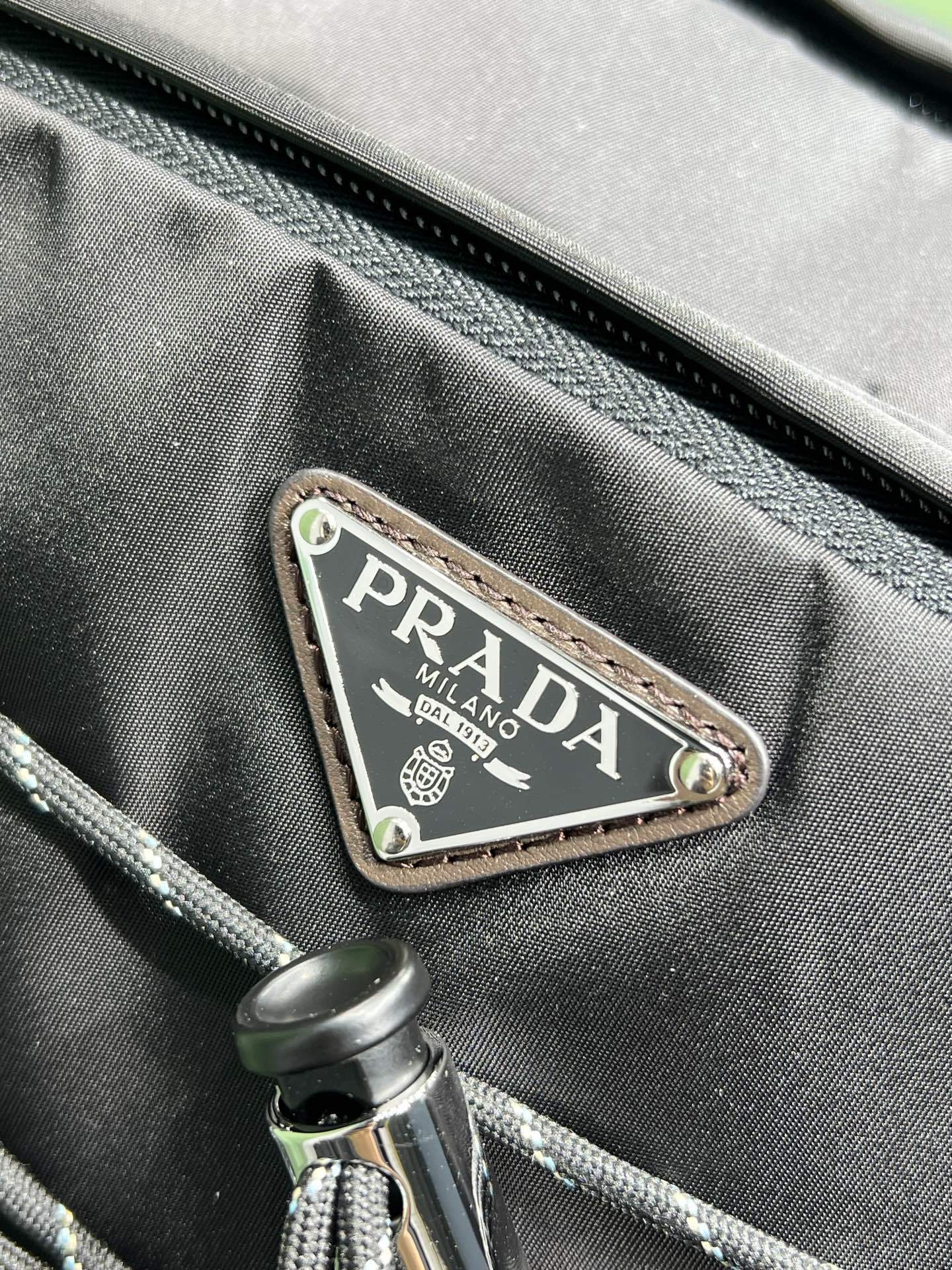 Prada Speedrock Re-Nylon and leather shoulder bag