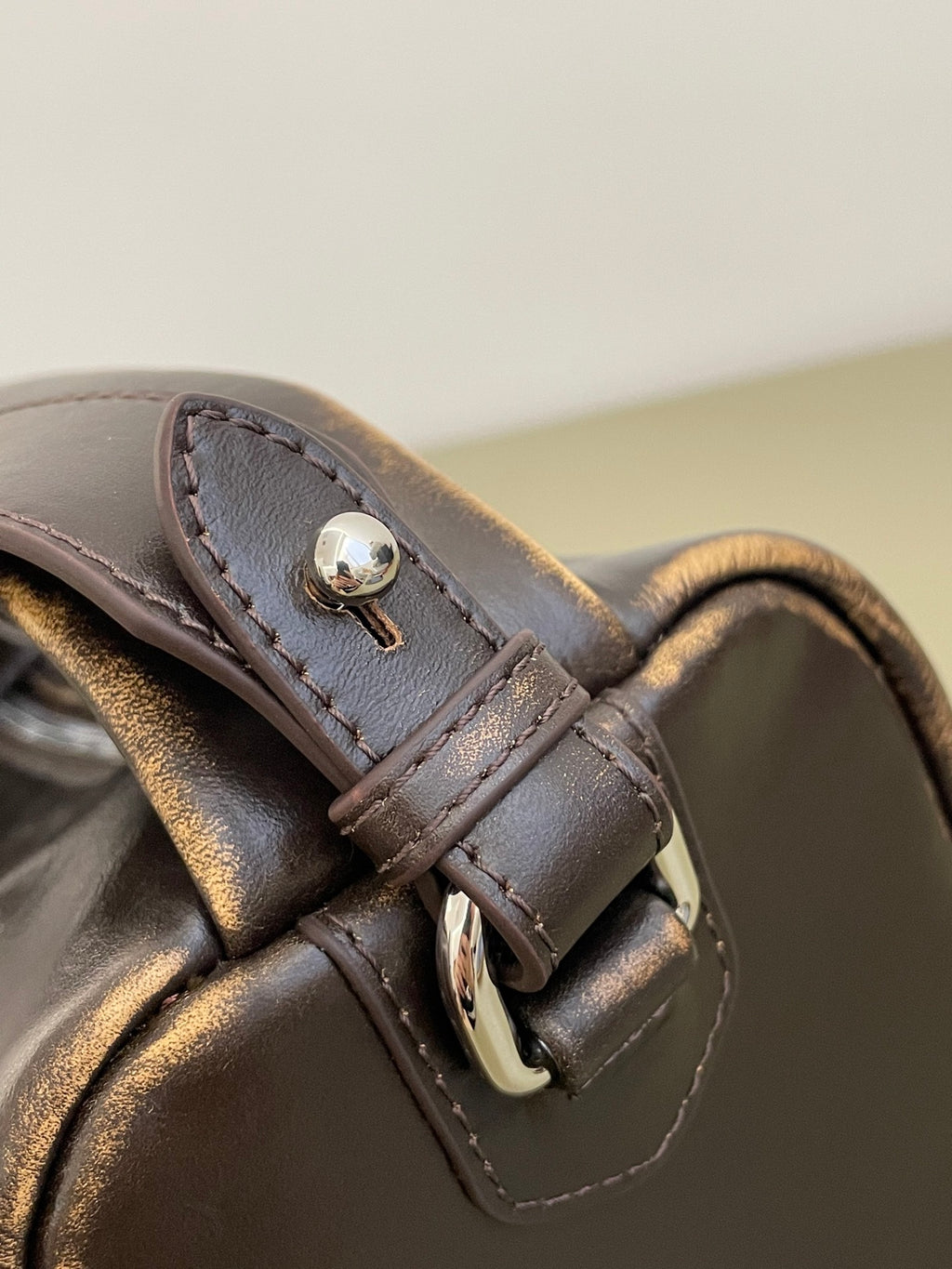 Prada nappa leather shoulder bag