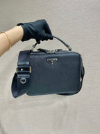 Prada Brique medium Saffiano leather bag