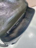 Prada Antiqued leather shoulder bag