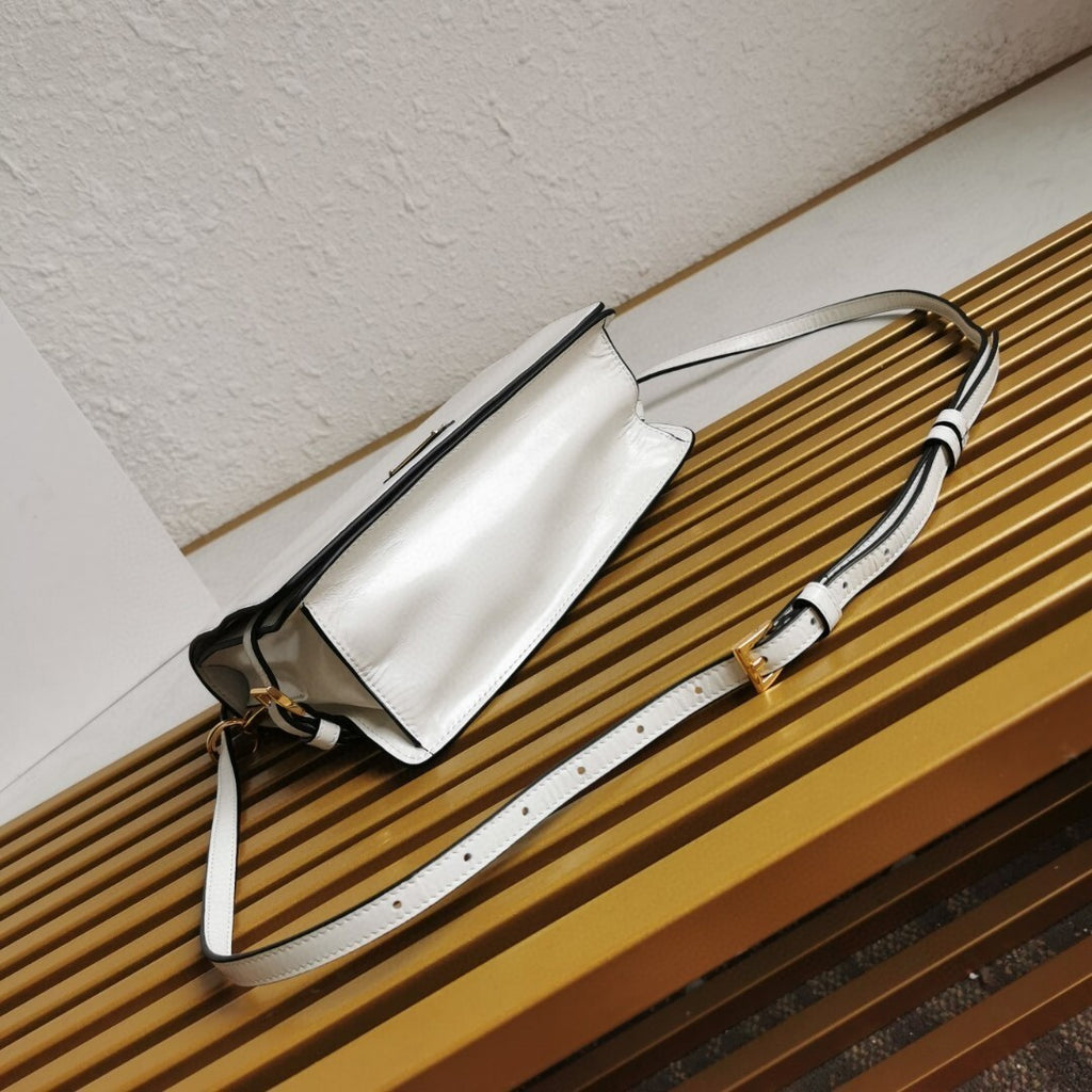 Prada leather shoulder bag